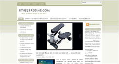 Desktop Screenshot of fitness-regime.com
