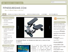 Tablet Screenshot of fitness-regime.com